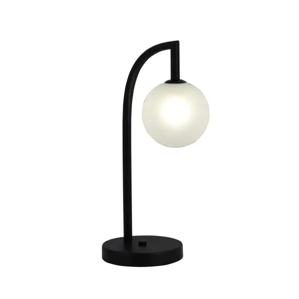 Minimalist sferik şüşə masa lampası