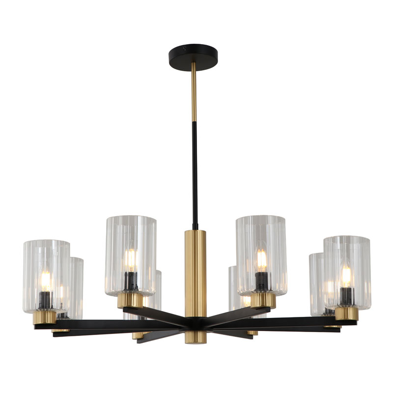 Minimalist Qara Metal Çilçıraq